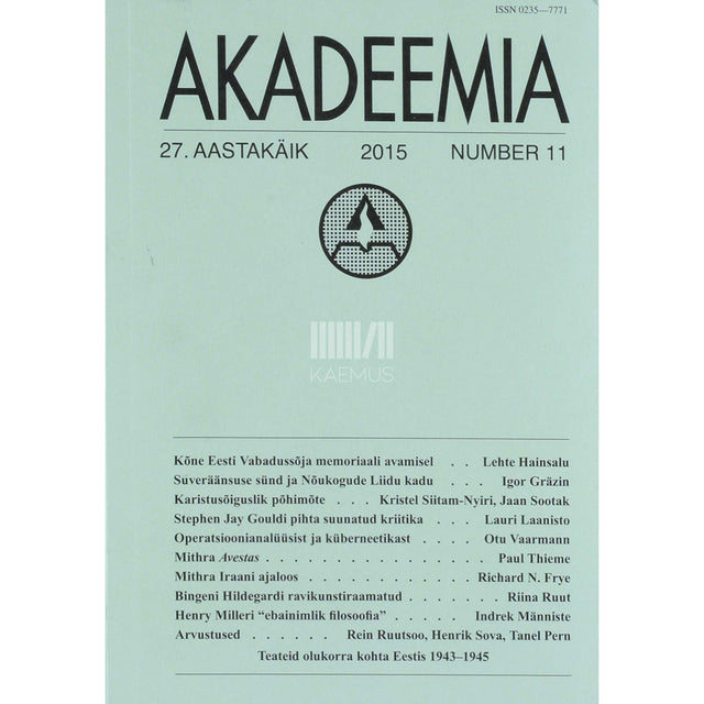 … - Akadeemia 11/2015
