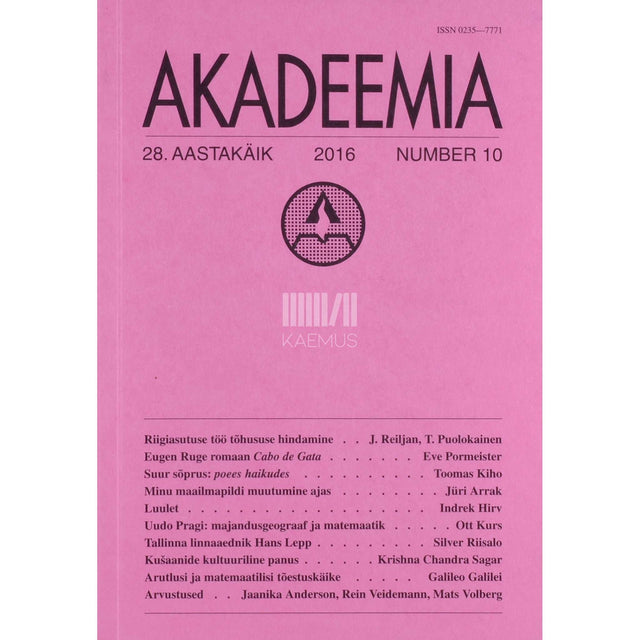 … - Akadeemia 10/2016