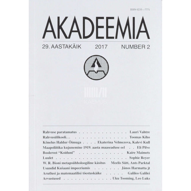 ... - Akadeemia 2/2017