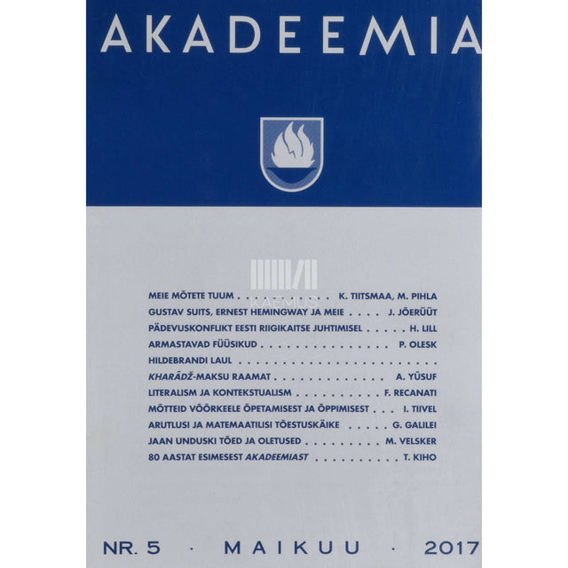… - Akadeemia 5/2017