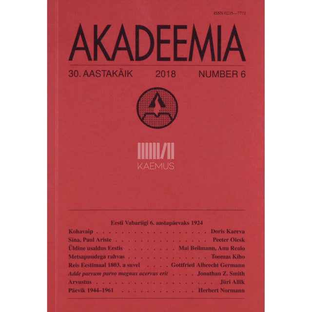 … - Akadeemia 6/2018
