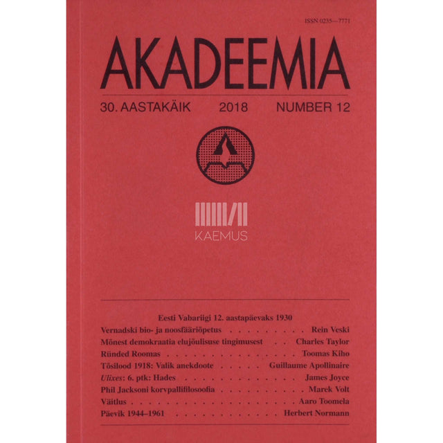 … - Akadeemia 12/2018