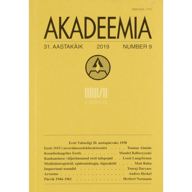 … - Akadeemia 9/2019
