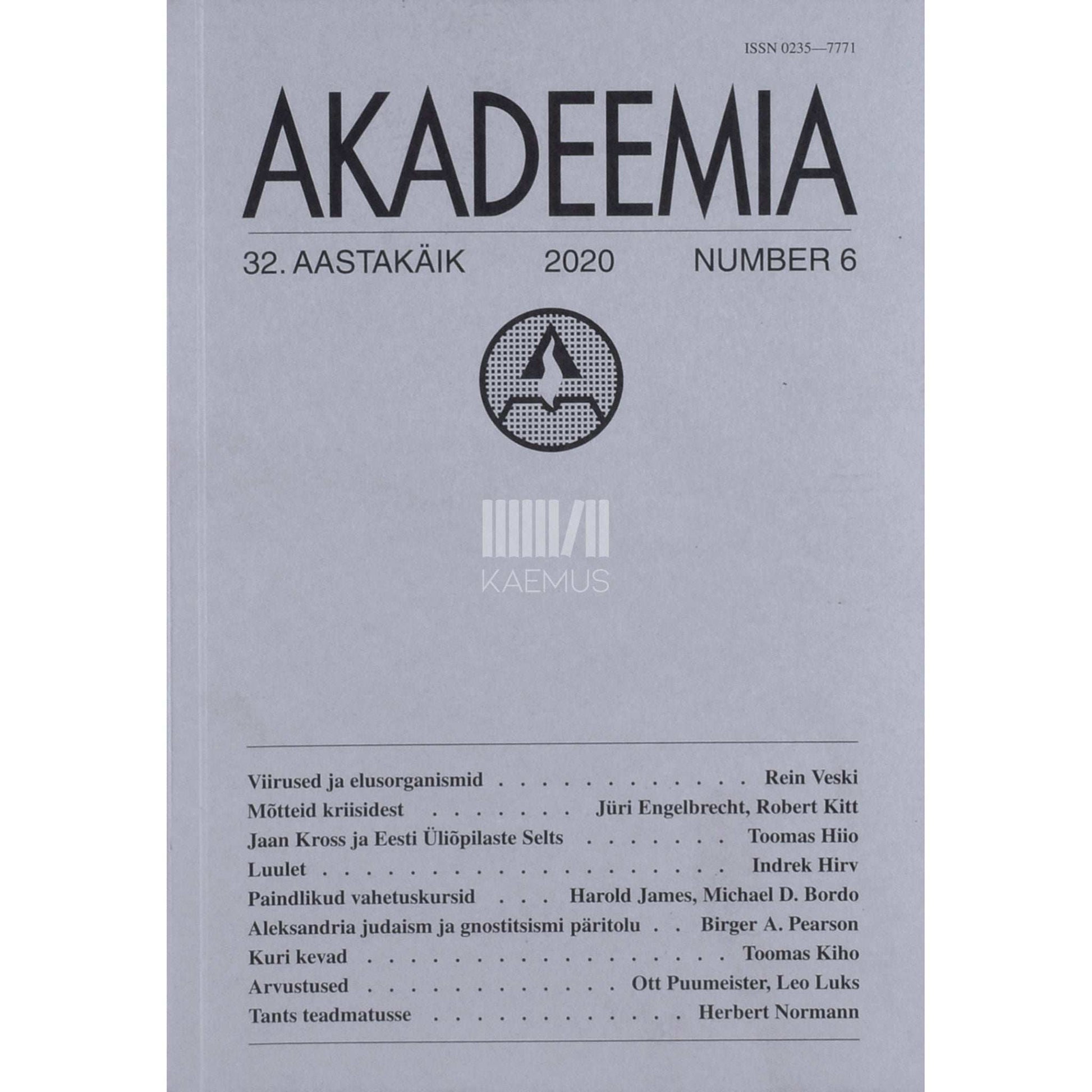 … - Akadeemia 6/2020