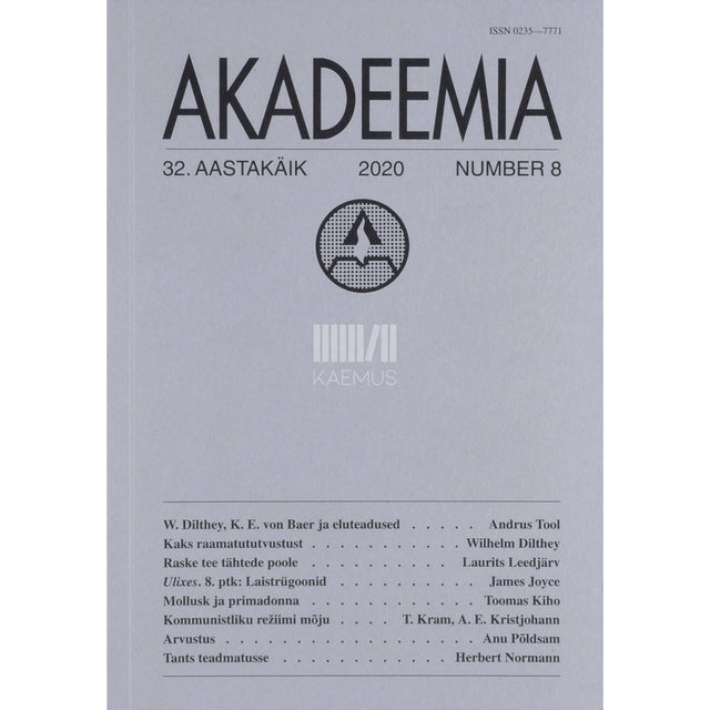 … - Akadeemia 8/2020