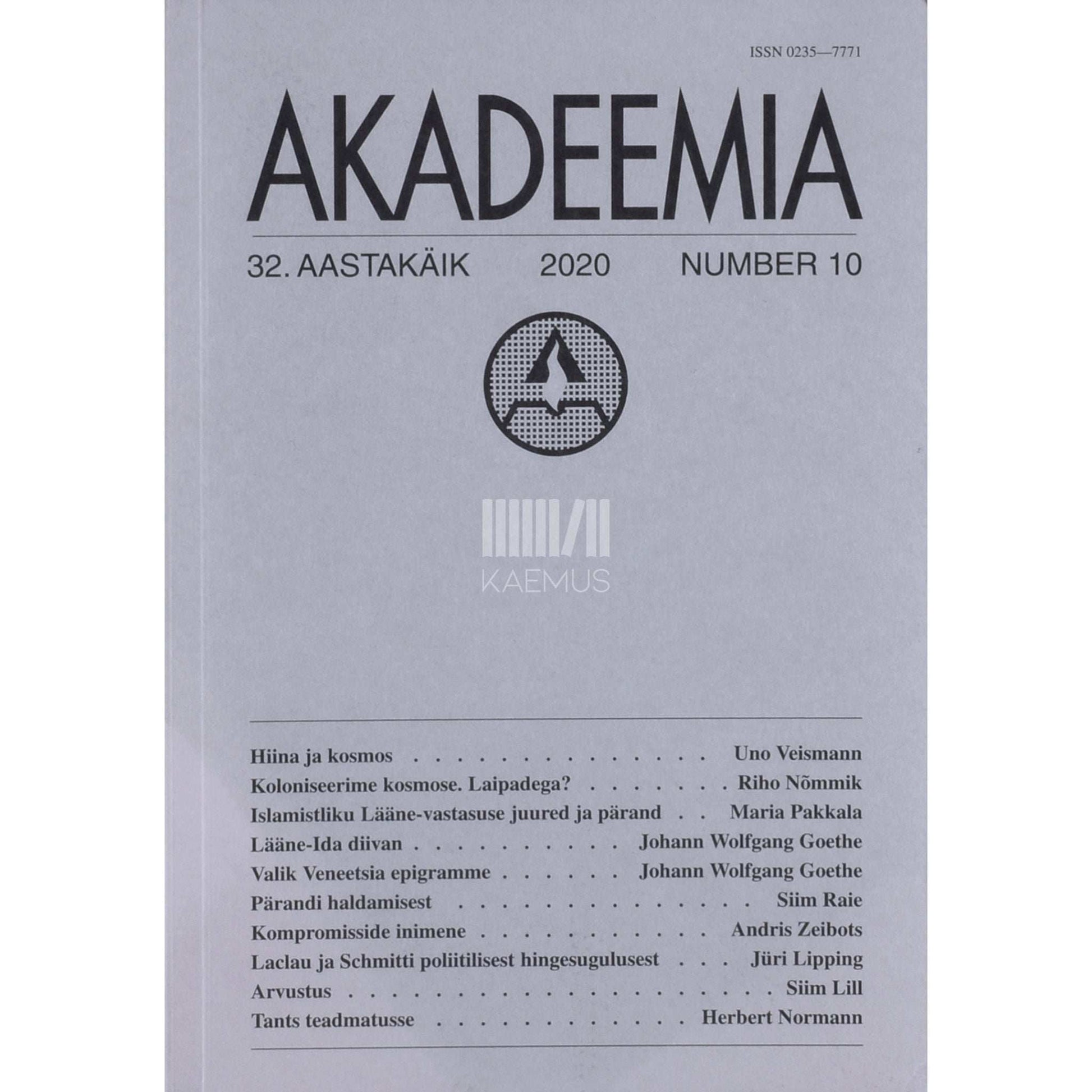… - Akadeemia 10/2020