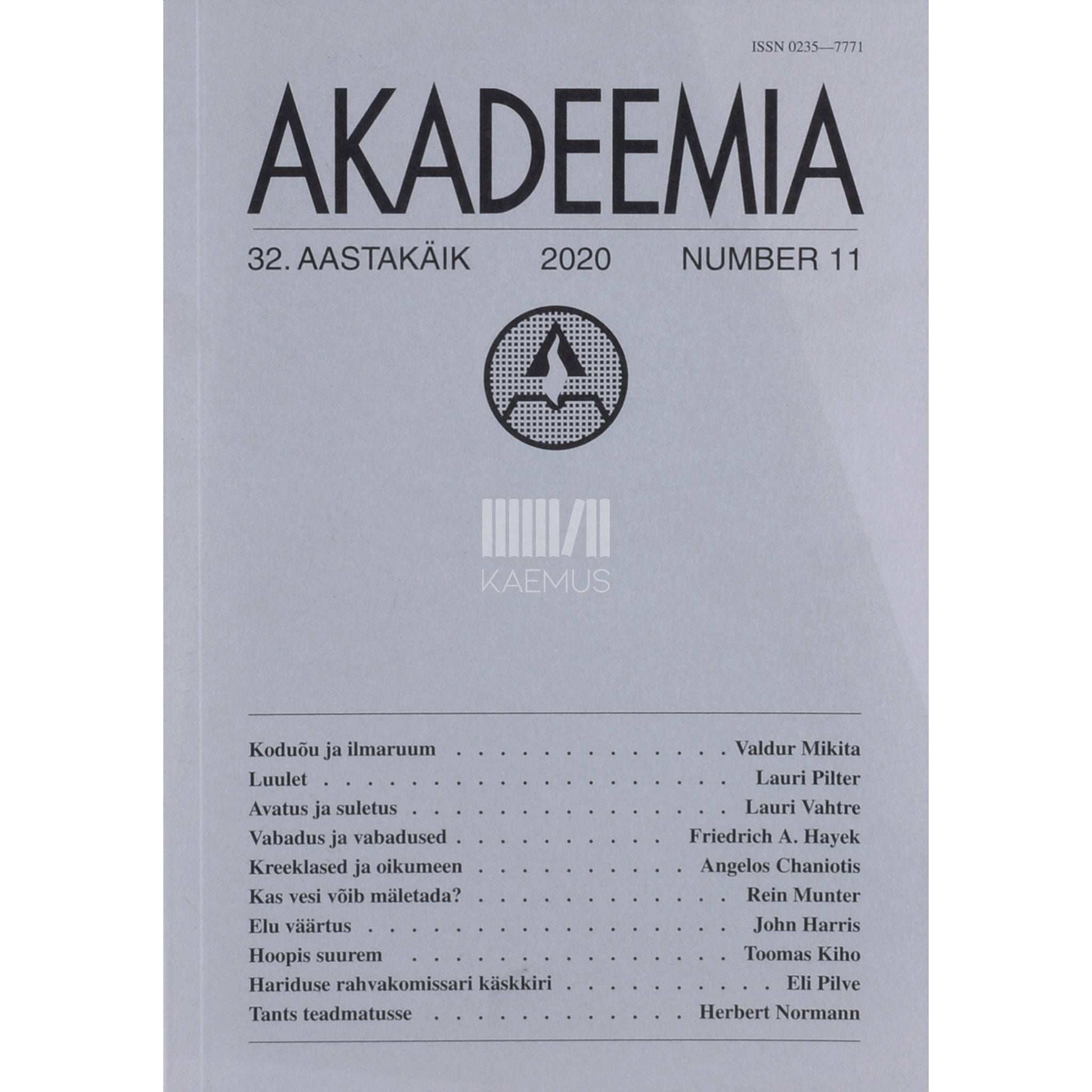 … - Akadeemia 11/2020