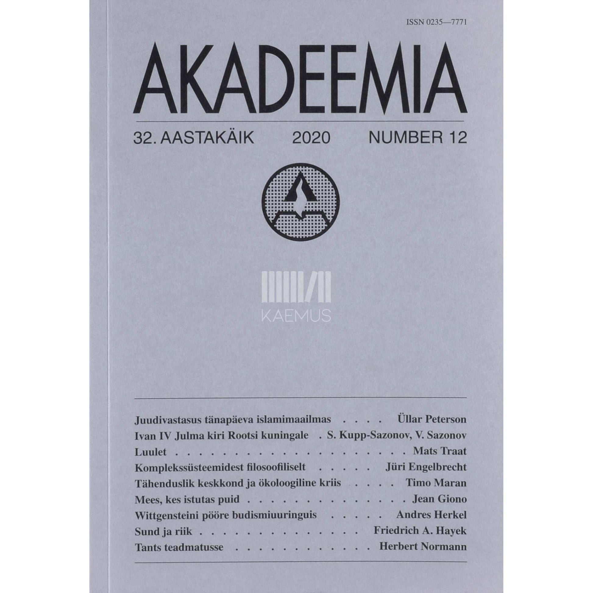 … - Akadeemia 12/2020