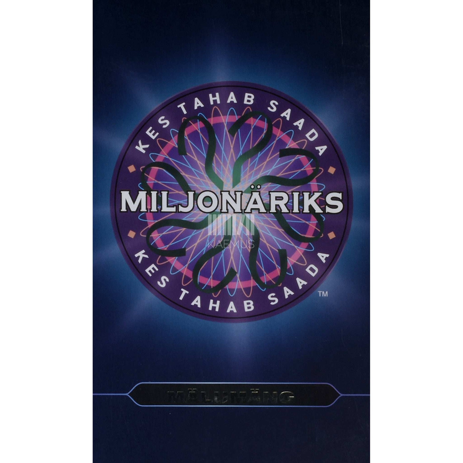 … - Kes tahab saada miljonäriks? Mälumäng
