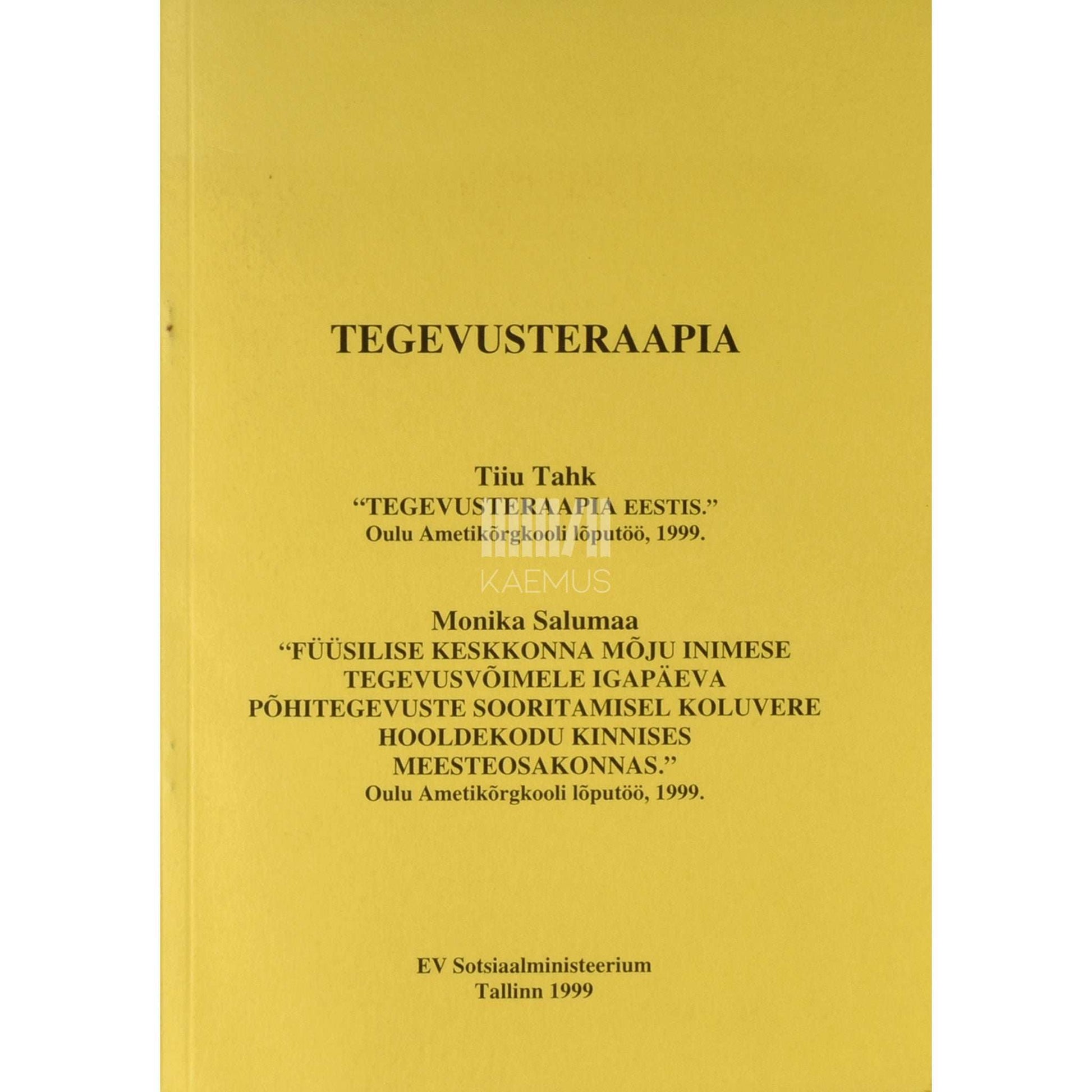 … - Tegevusteraapia