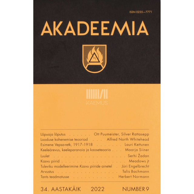 … - Akadeemia 9/2022