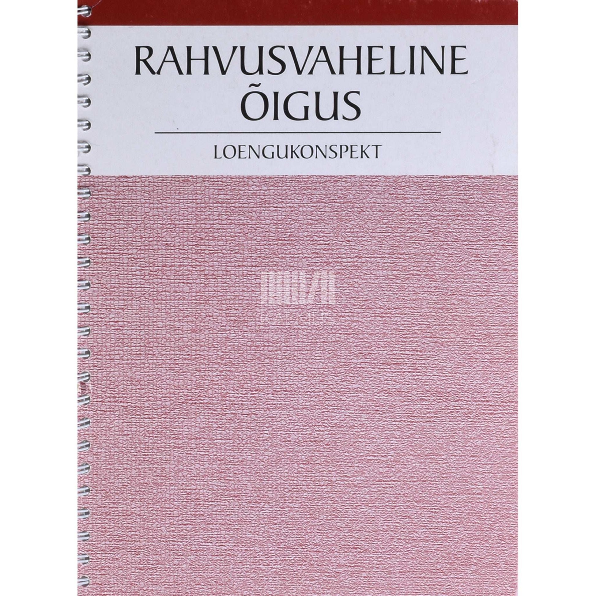 ... - Rahvusvaheline õigus. Loengukonspekt