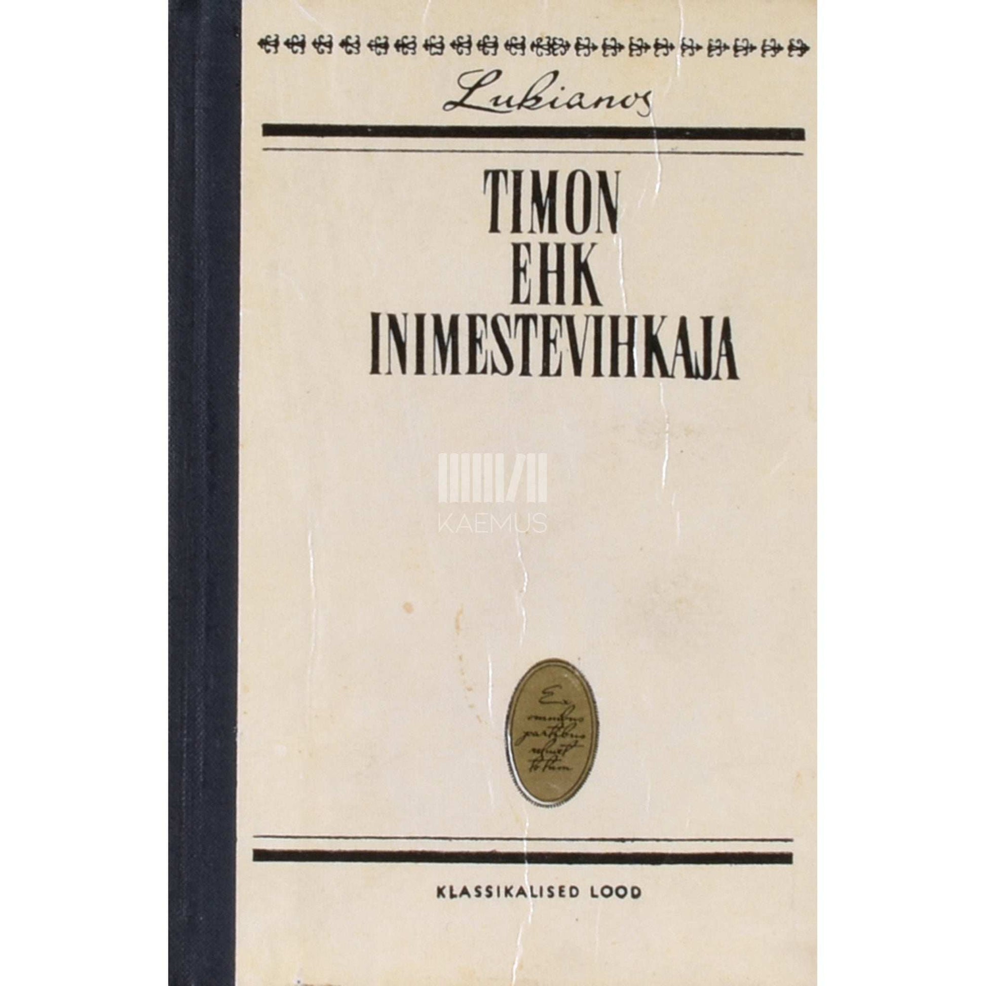 Lukianos - Timon ehk Inimestevihkaja