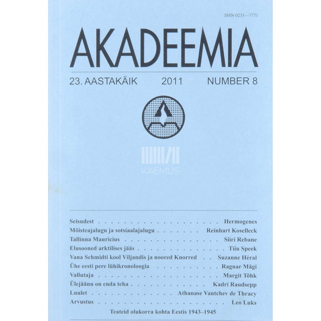 ... - Akadeemia 8/2011