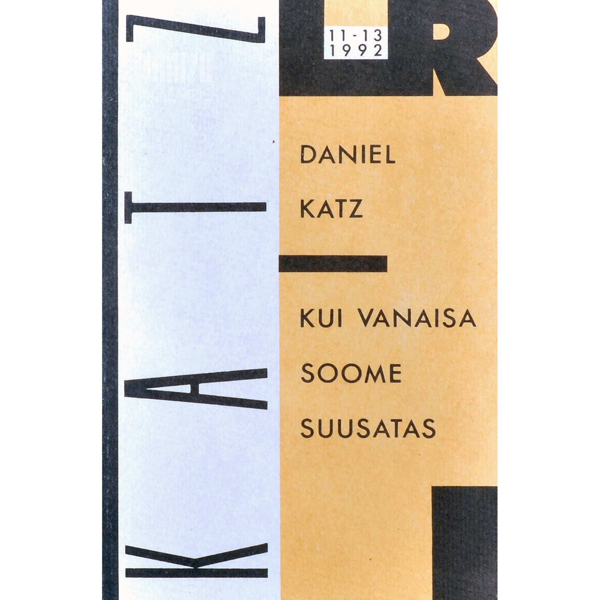 Daniel Katz - Kui vanaisa Soome suusatas