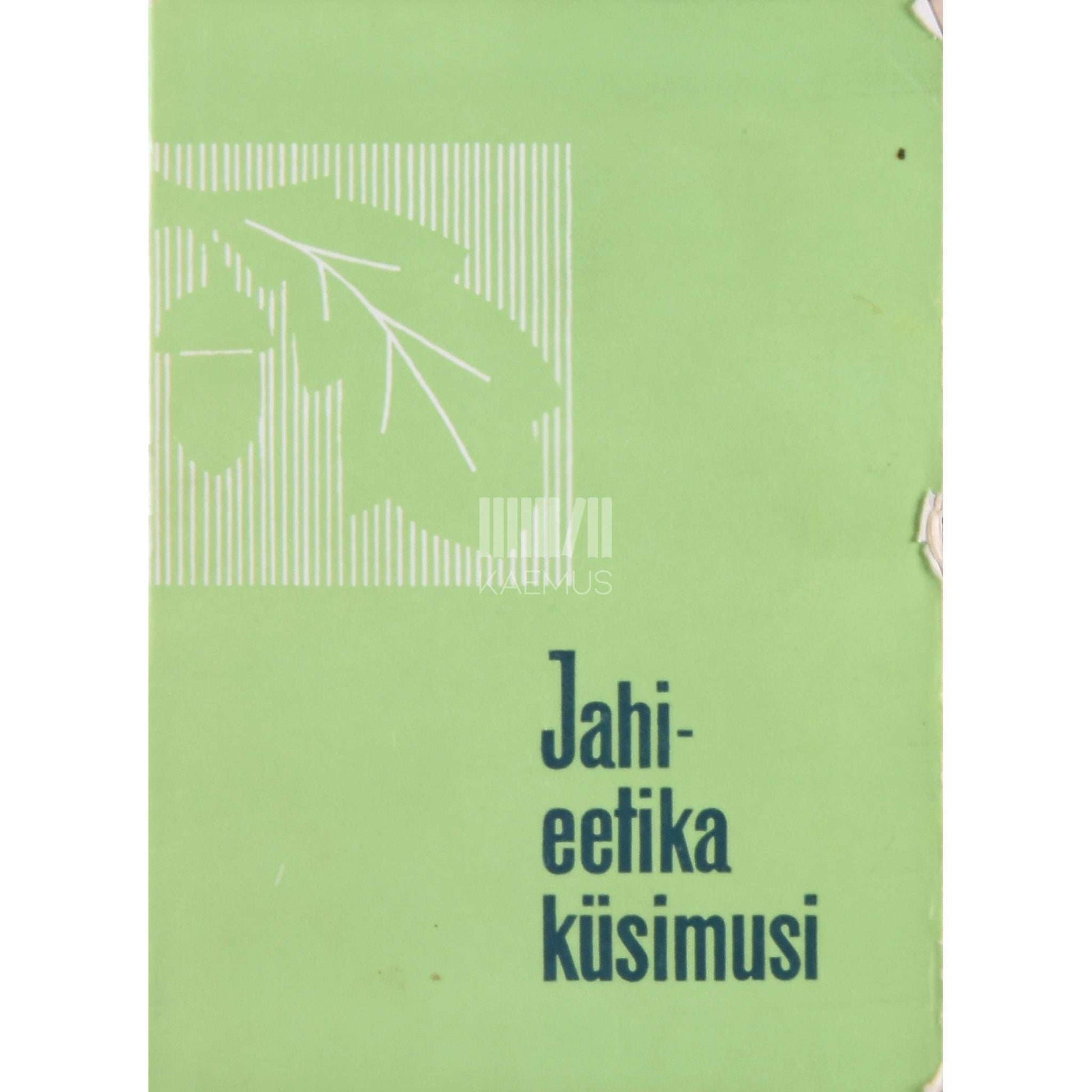Vello Vainura - Jahieetika küsimusi