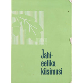 Vello Vainura Jahieetika küsimusi
