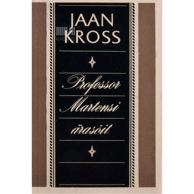 Jaan Kross - Professor Martensi ärasõit