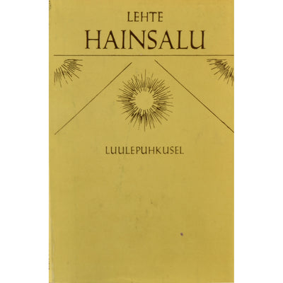 Lehte Hainsalu Luulepuhkusel