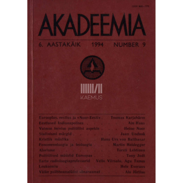 … - Akadeemia 9/1994