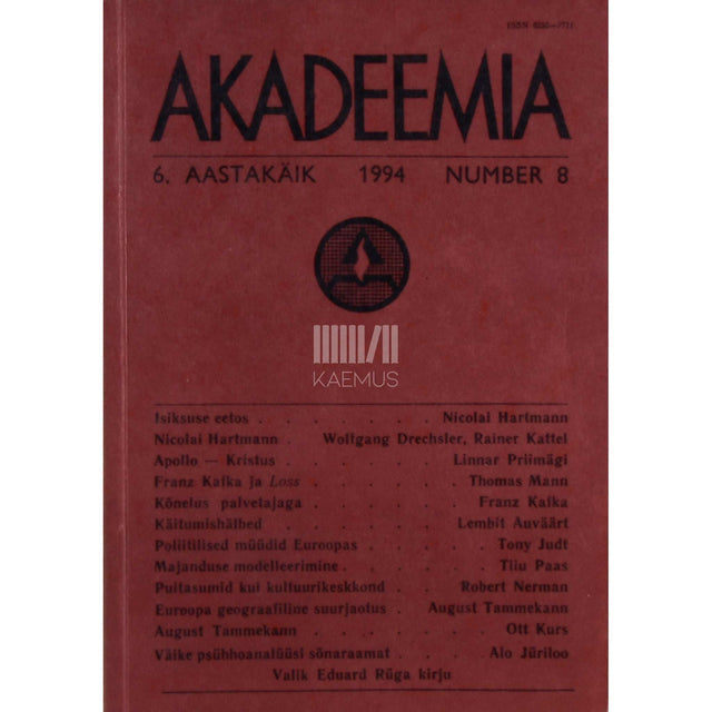 … - Akadeemia 8/1994