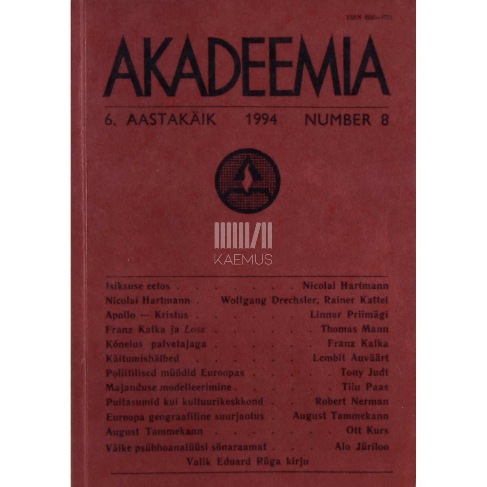 … - Akadeemia 8/1994