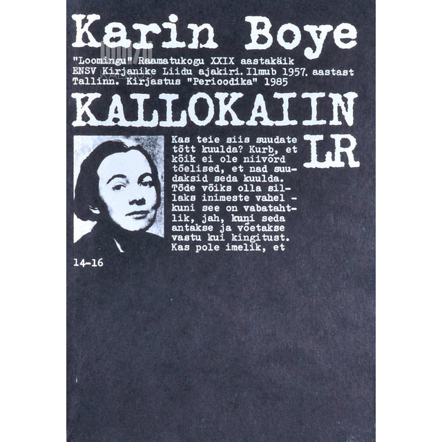 Karin Boye - Kallokaiin