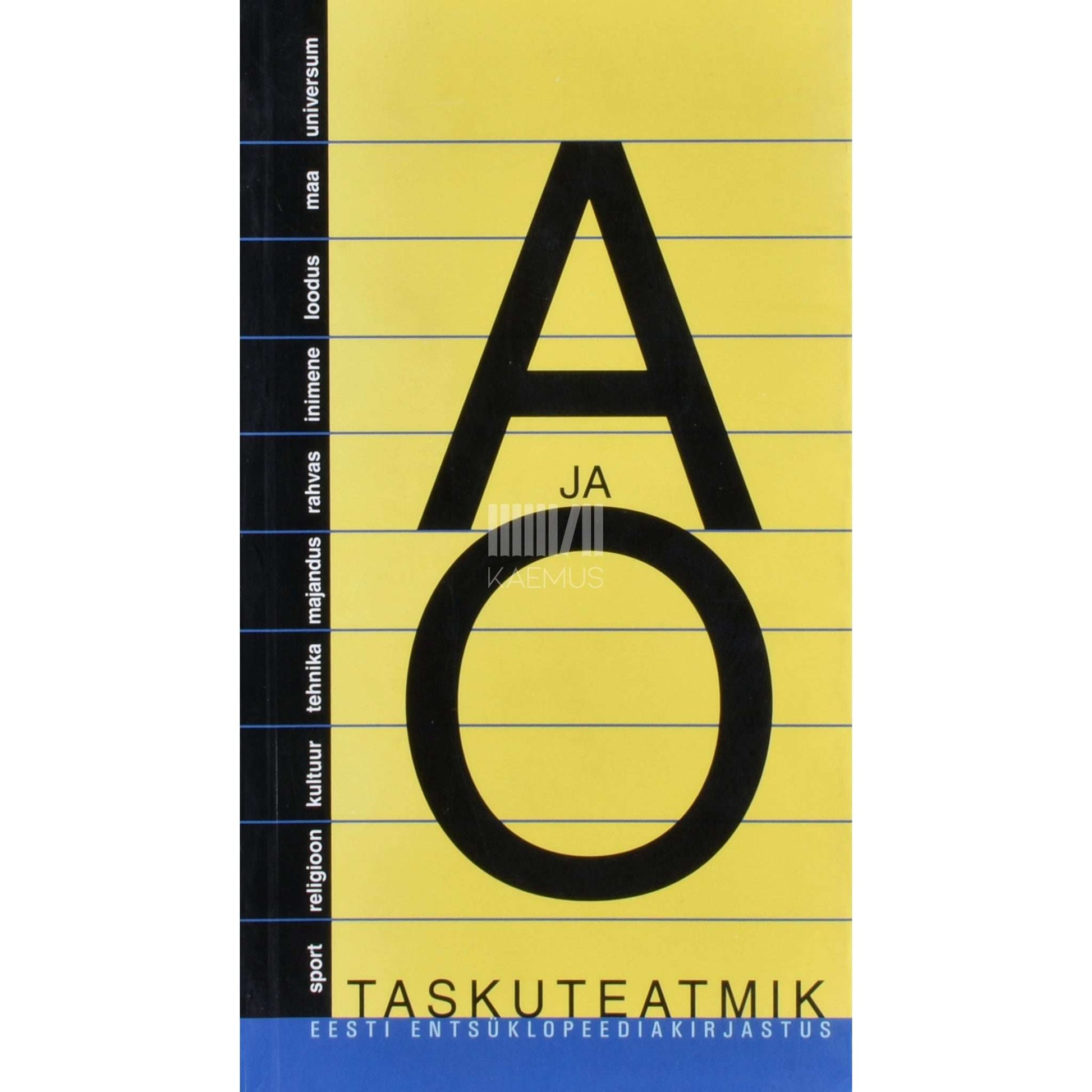 ... - A ja O taskuteatmik 1999