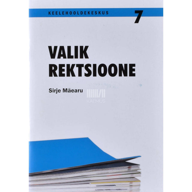 Sirje Mäearu - Valik rektsioone