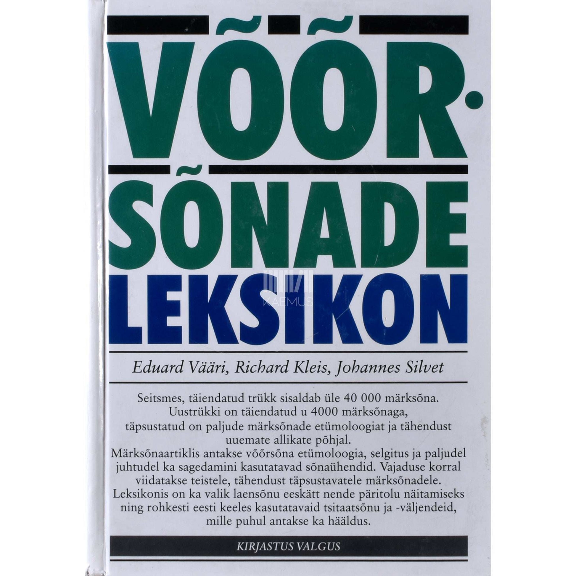 ... - Võõrsõnade leksikon