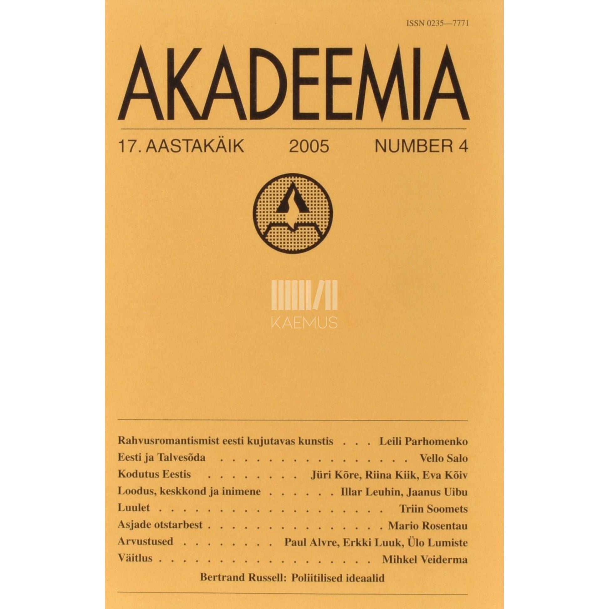 Kaemus - Akadeemia 4/2005
