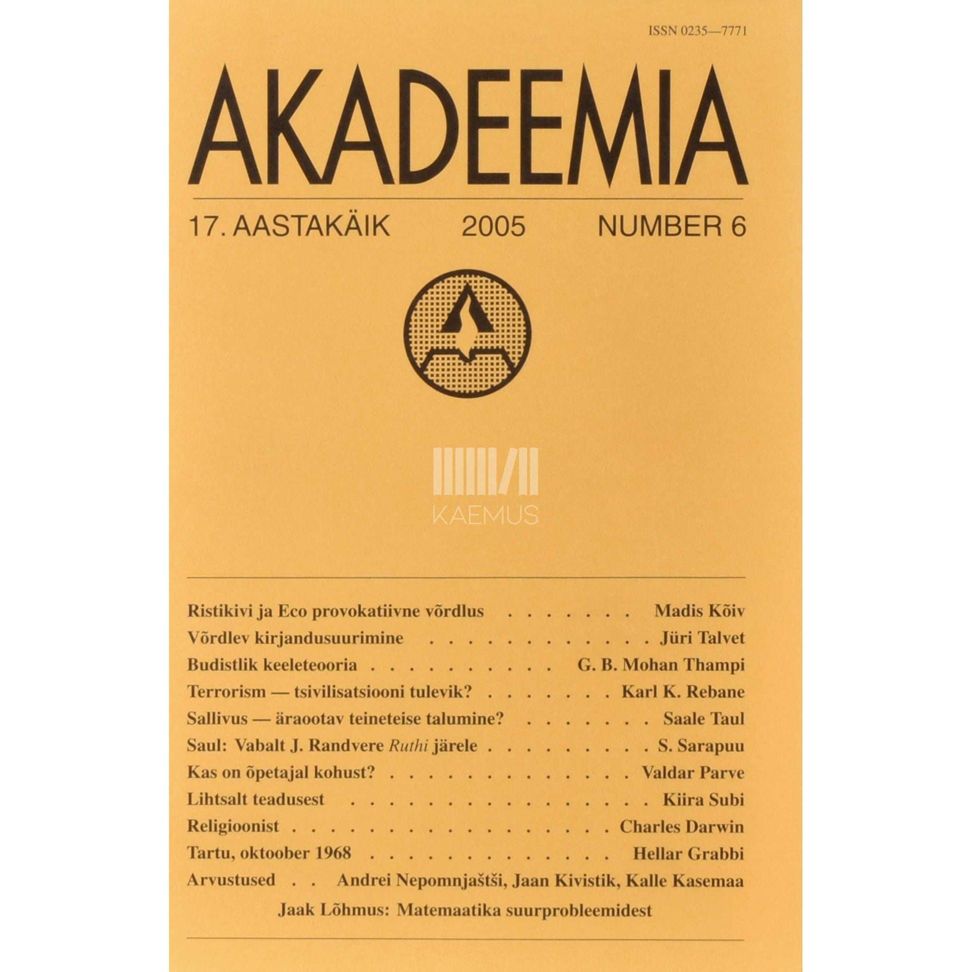 Kaemus - Akadeemia 6/2005