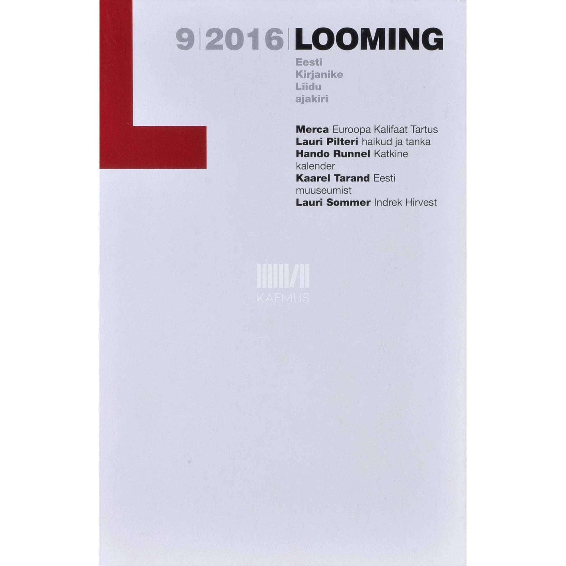 Kaemus - Looming 9/2016