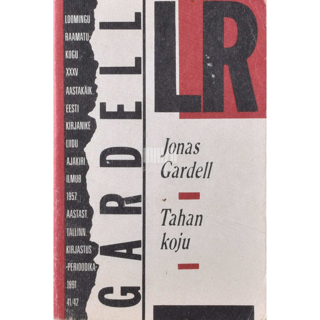 Jonas Gardell - Tahan koju
