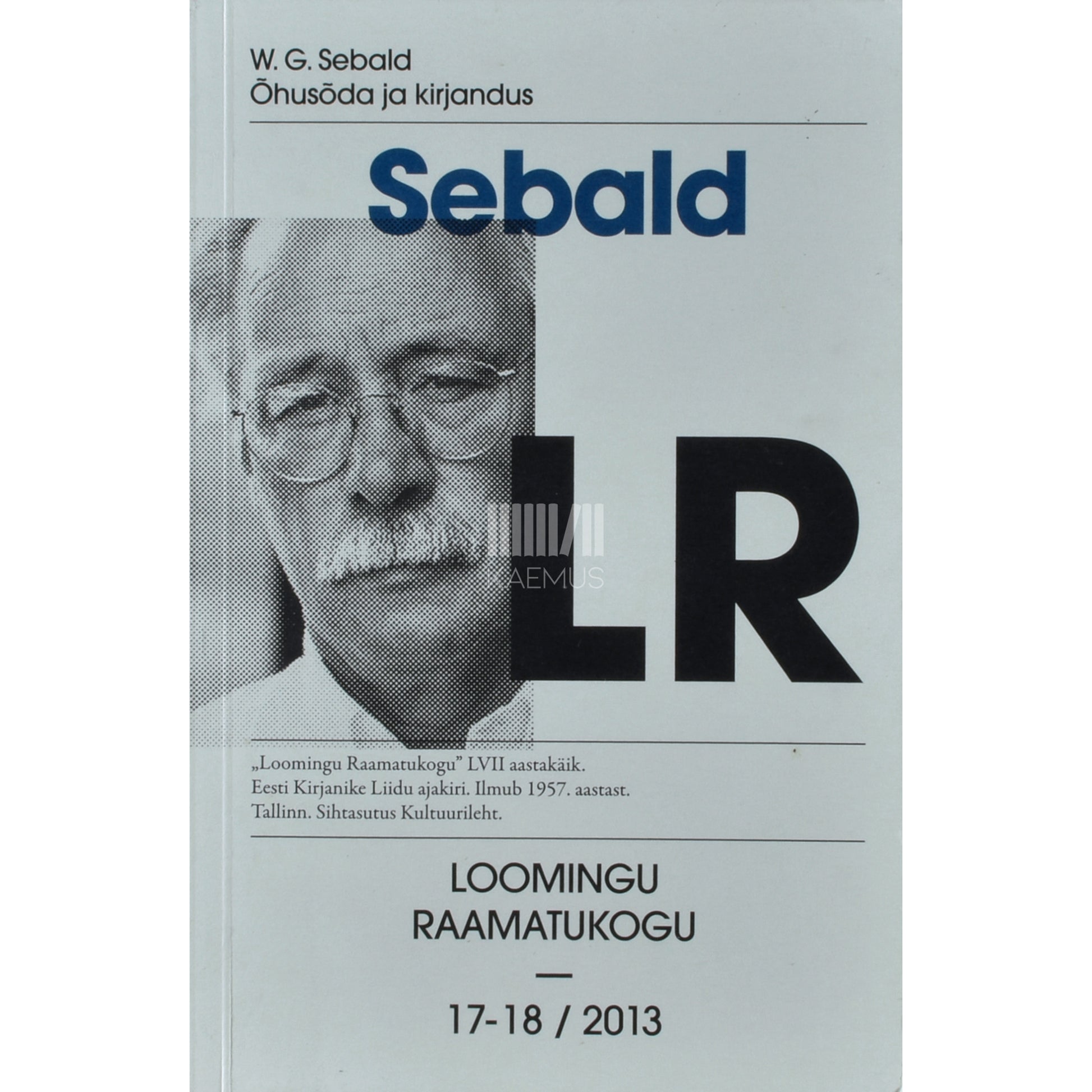 W. G. Sebald. Õhusõda ja kirjandus