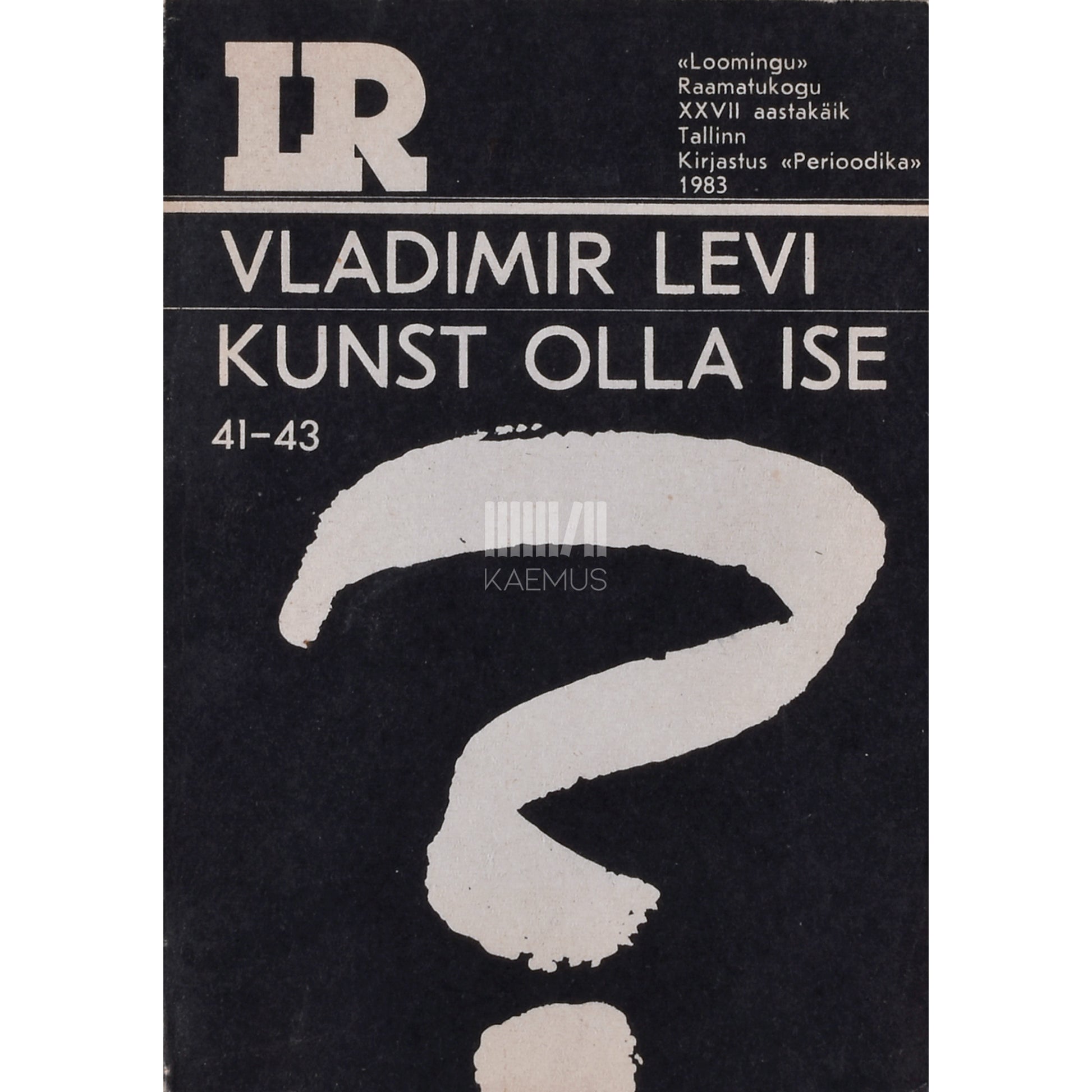 Vladimir Levi. Kunst olla ise