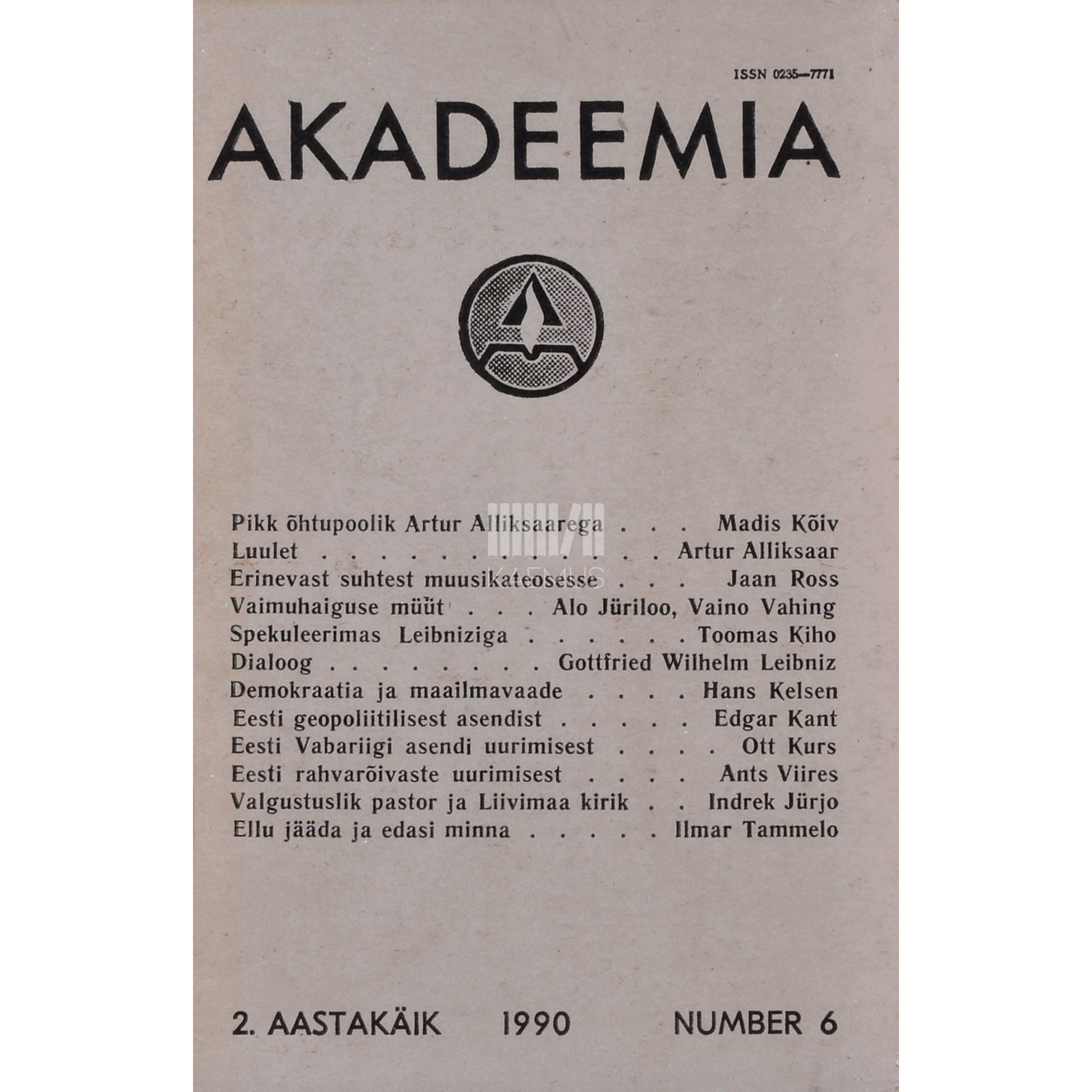 Akadeemia 6/1990