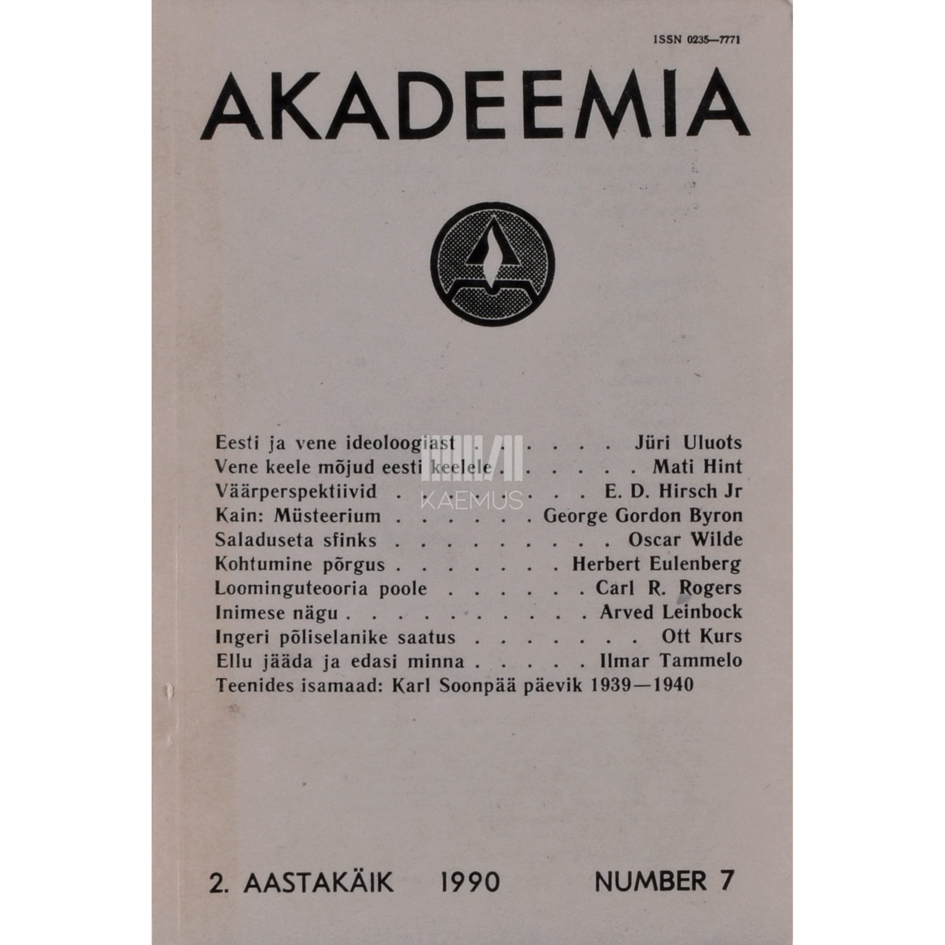 Akadeemia 7/1990