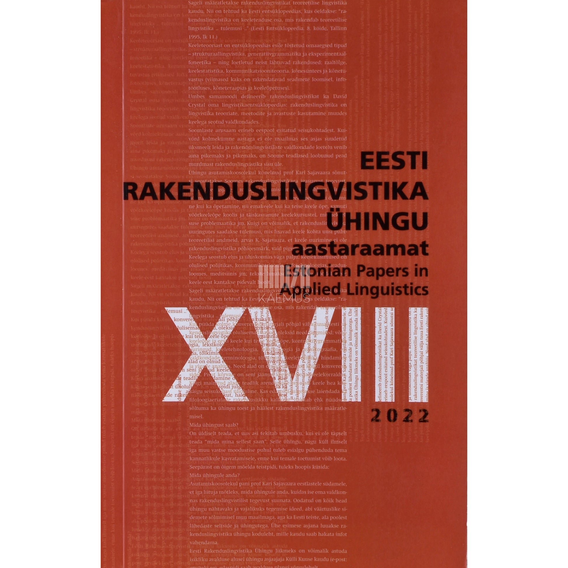 Eesti Rakenduslingvistika Ühingu aastaraamat
