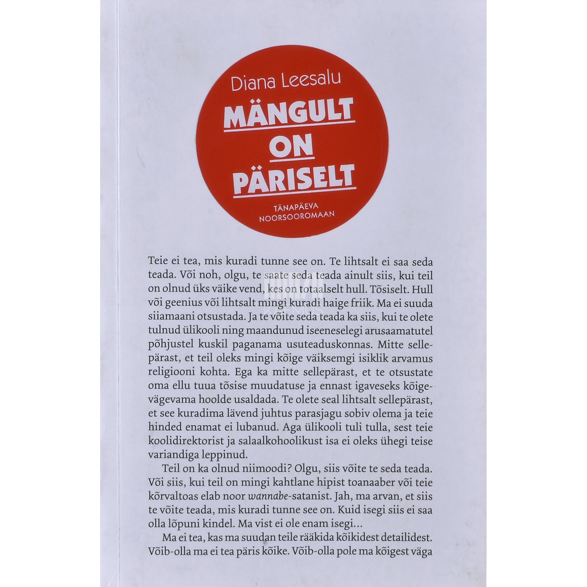 Diana Leesalu. Mängult on päriselt