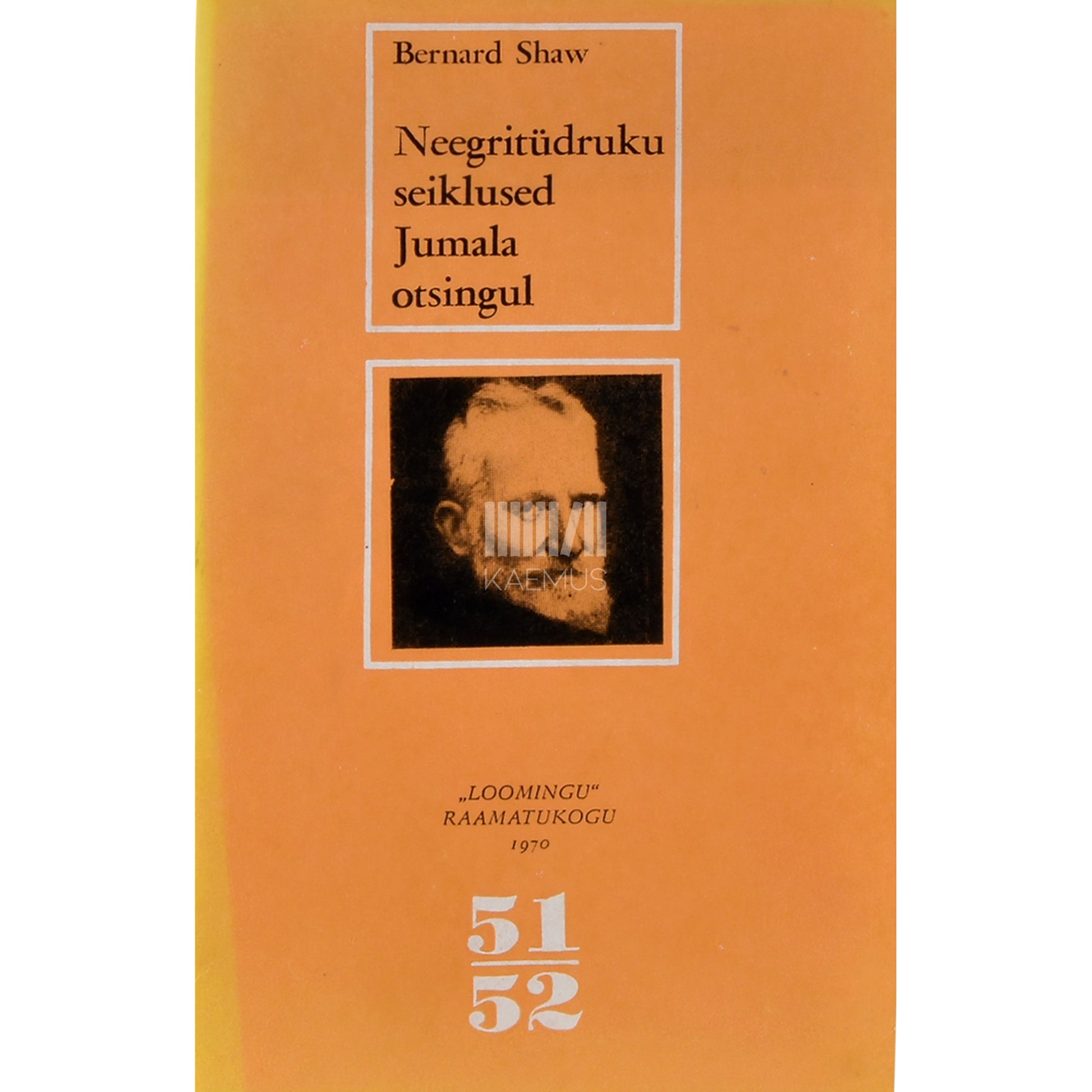 Bernard Shaw. Neegritüdruku seiklused Jumala otsingul