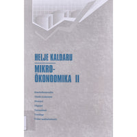 Helje Kaldaru Mikroökonoomika 2. osa