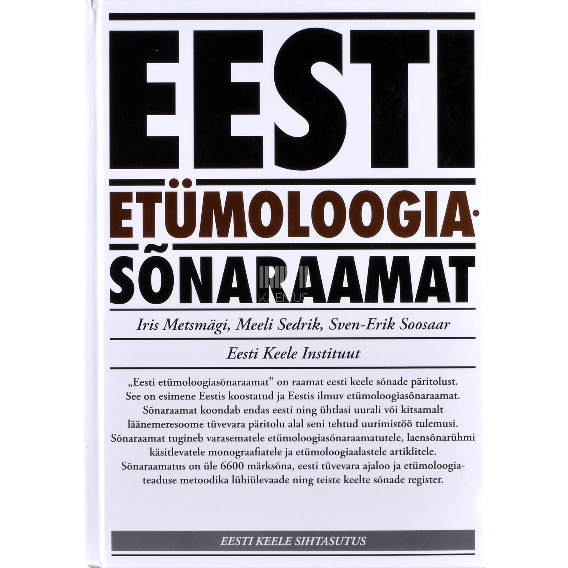 Eesti etümoloogiasõnaraamat