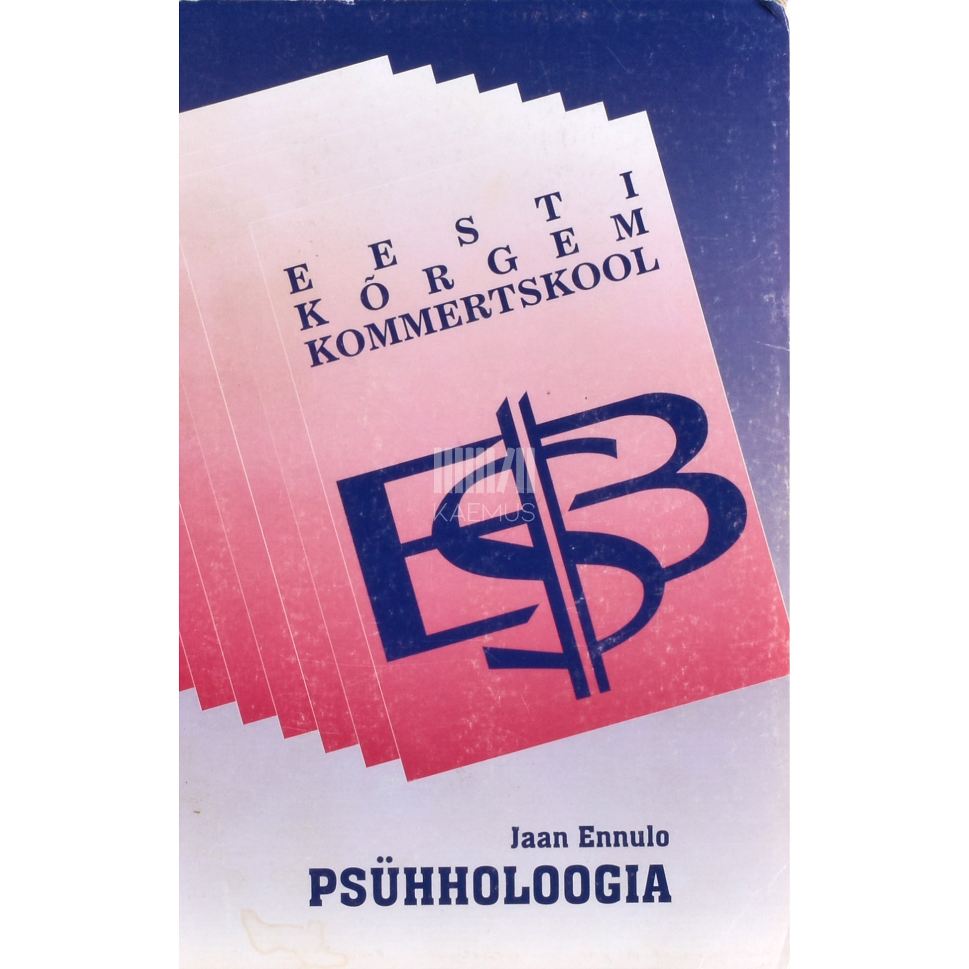 Jaan Ennulo. Psühholoogia