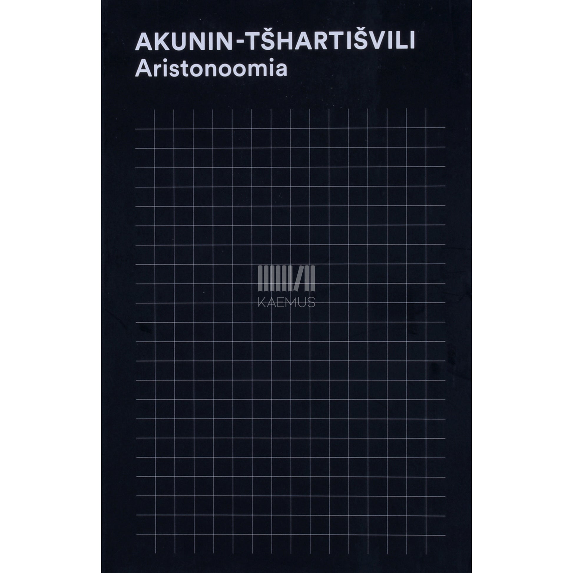 Boriss Akunin. Aristonoomia