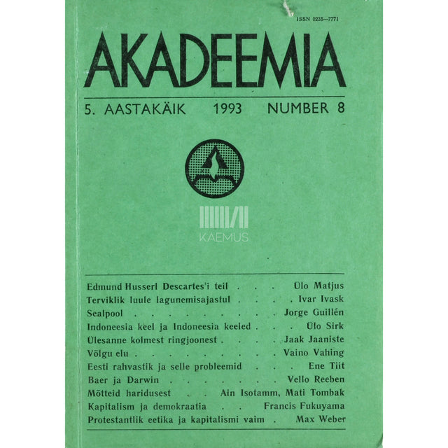 Akadeemia 8/1993