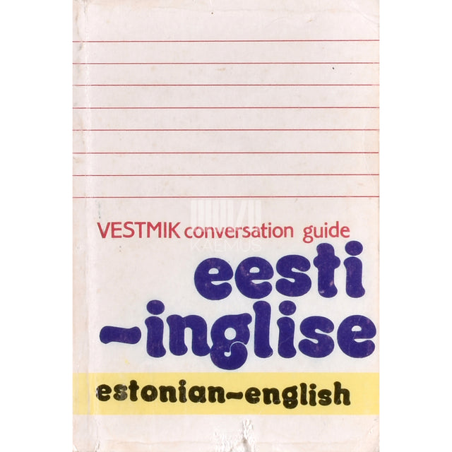 Mart Aru, Maila Saar. Eesti-inglise vestmik