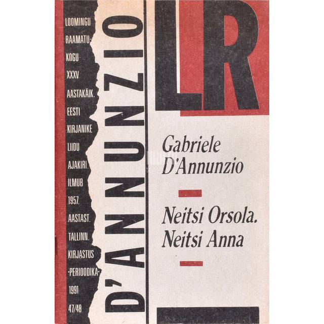 Gabriele D'Annunzio. Neitsi Orsola. Neitsi Anna