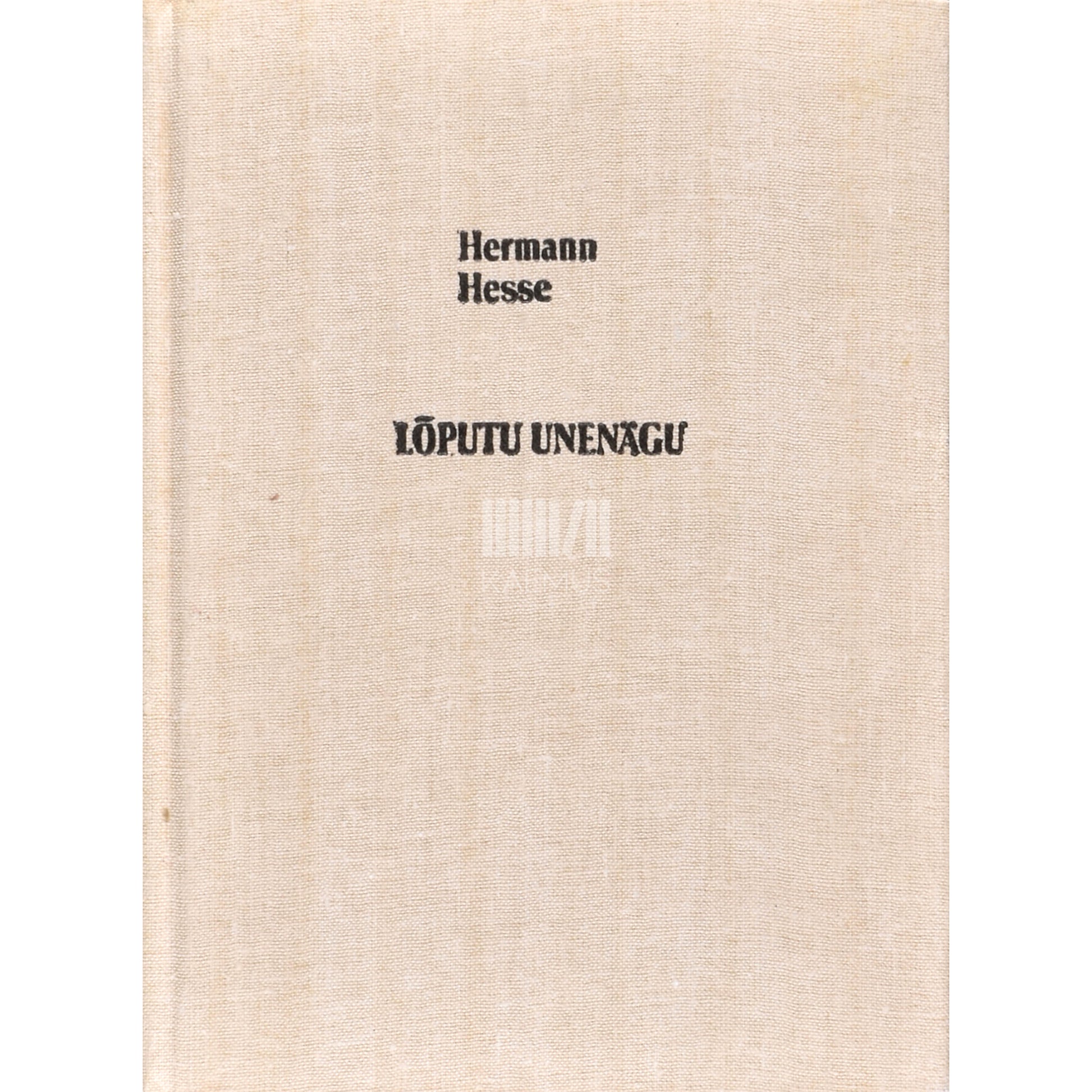 Hermann Hesse. Lõputu unenägu