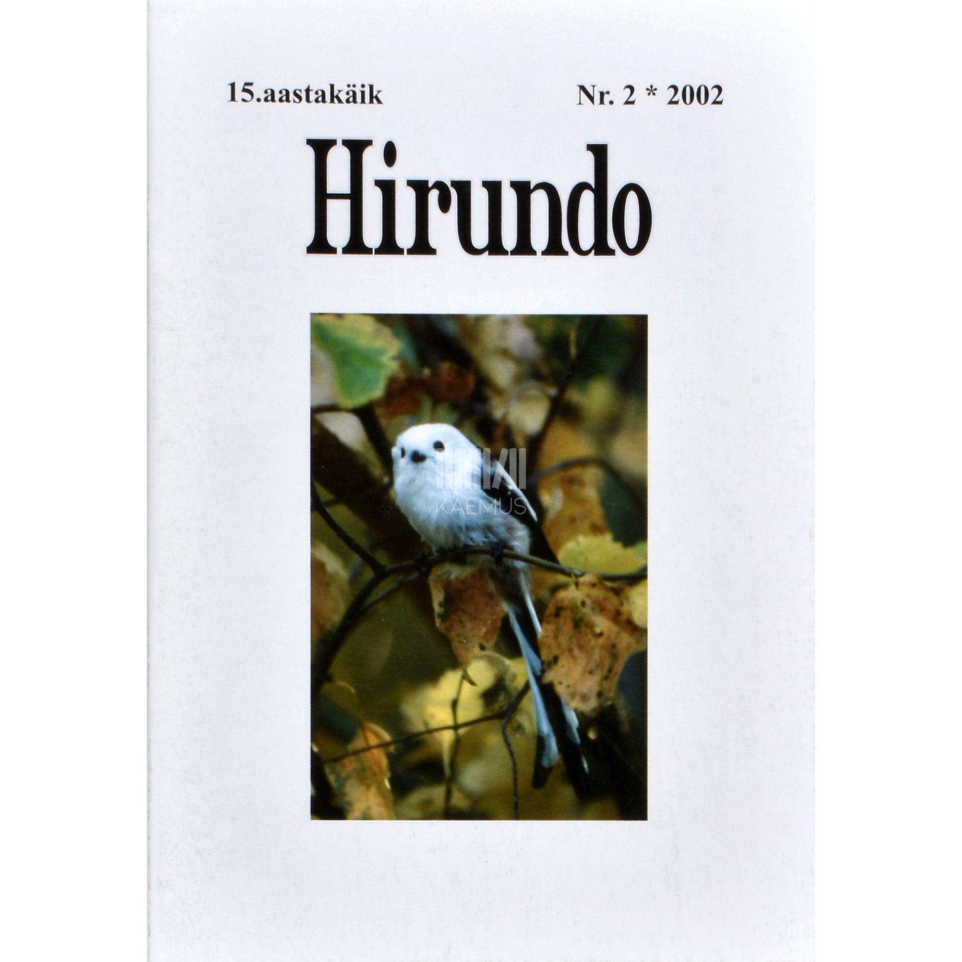 Eesti Ornitoloogiaühingu ajakiri Hirundo 2/2002